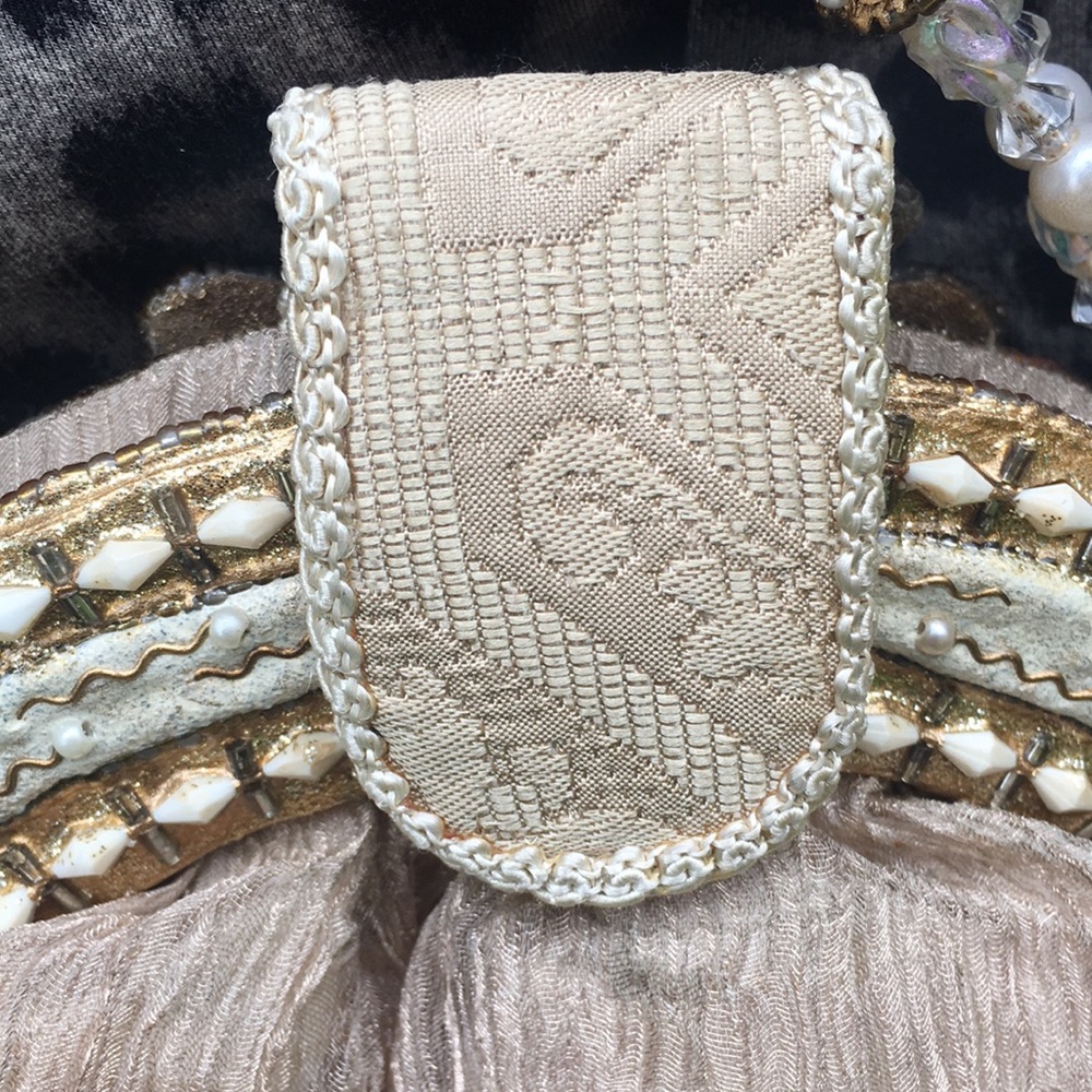 Mary Frances Gold Handbag Purse vintage - Picture 11 of 16